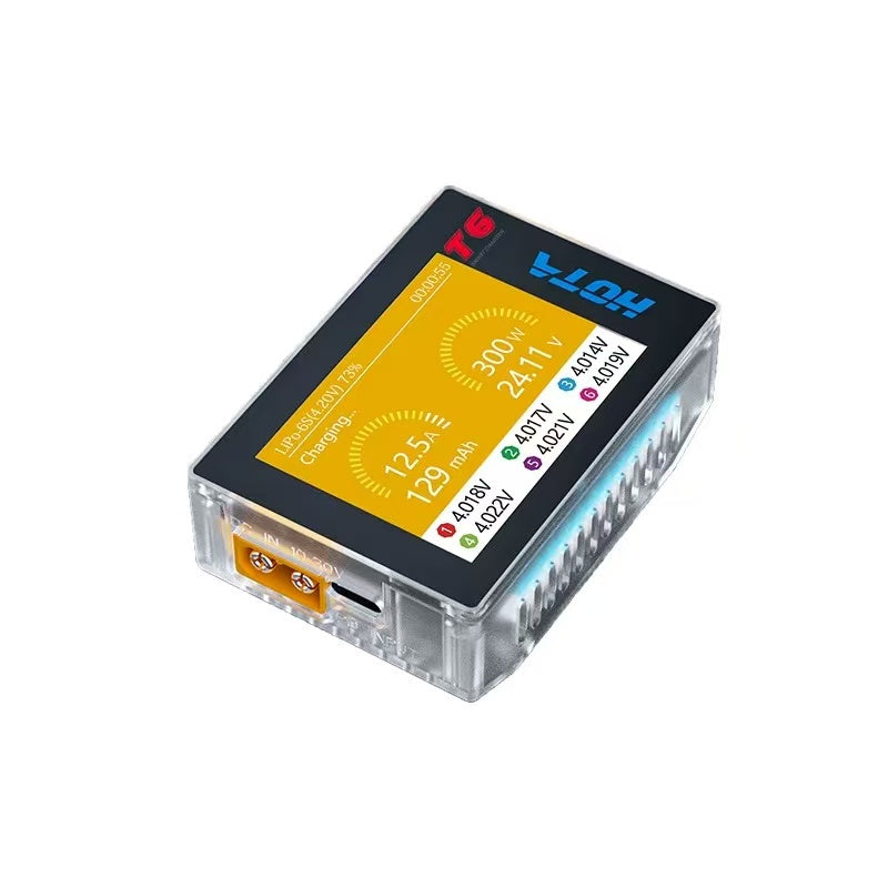 HOTA T6 DC 300W PD 90W 15A 1-6S LiPo Battery Charger HOTA T6 DC 300W PD 90W 15A 1-6S LiPo Battery Charger